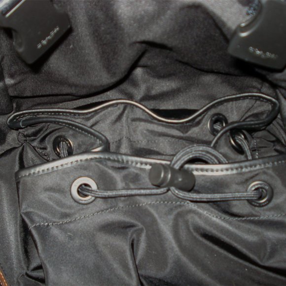 NEW COACH F56543 GUNMETAL BLACK LEATHER TREK BACKPACK + BONUS PENS-$600+VALUE! - Picture 6 of 13